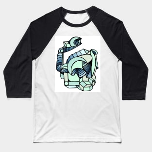 abstract cubism Baseball T-Shirt